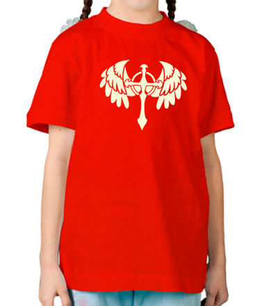 Детская футболка Крест с крыльями