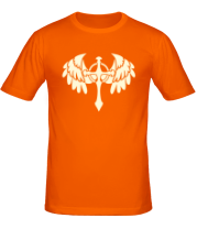 Мужская футболка Крест с крыльями фото