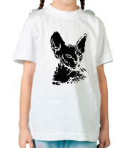Детская футболка Сфинкс кот фото