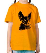Детская футболка Сфинкс кот фото