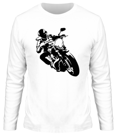 Мужская футболка длинный рукав Biker (байкер)