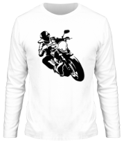Мужская футболка длинный рукав Biker (байкер) фото