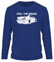 Мужская футболка длинный рукав Feel the power (Почувствуй мощь) фото