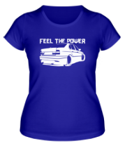 Женская футболка Feel the power (Почувствуй мощь) фото