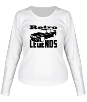 Женская футболка длинный рукав Ретро легенда фото