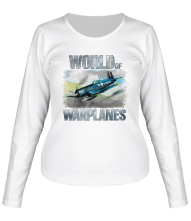 Женская футболка длинный рукав World of Warplanes (1)