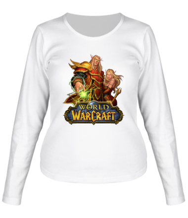 Женская футболка длинный рукав World of Warcraft (1)
