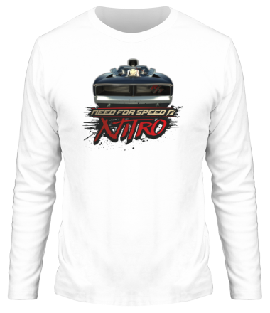 Мужская футболка длинный рукав Need for Speed: Nitro 