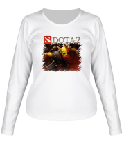 Женская футболка длинный рукав Dota 2 фото