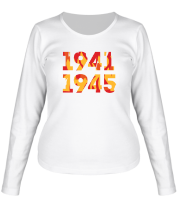 Женская футболка длинный рукав 1941-1945 фото