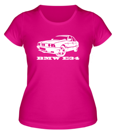Женская футболка BMW e34 5 series