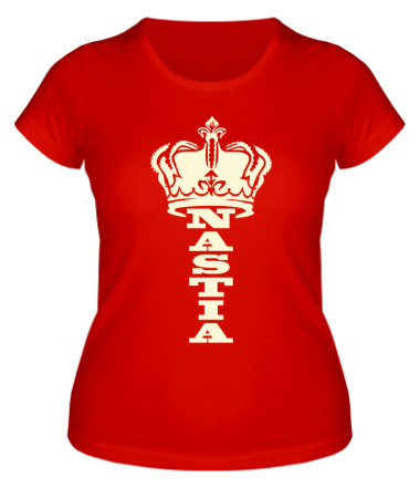 Женская футболка Настя (Nastya)