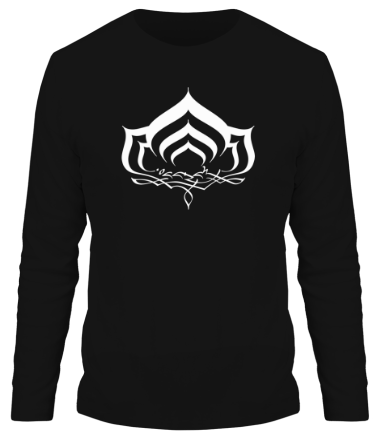 Мужская футболка длинный рукав Warframe Lotus