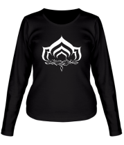 Женская футболка длинный рукав Warframe Lotus
