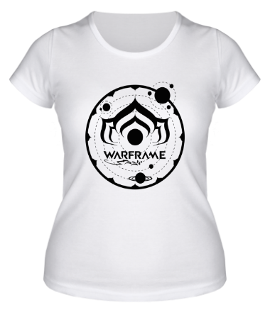 Женская футболка Warframe | Солнечная система