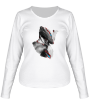 Женская футболка длинный рукав Warframe | Экскалибур фото