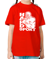 Детская футболка Hard sport фото