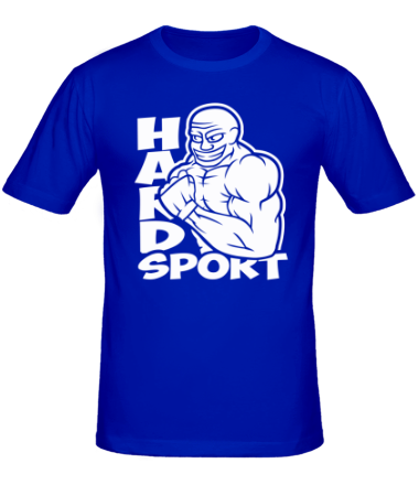 Мужская футболка Hard sport