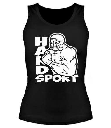 Женская майка борцовка Hard sport