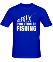 Мужская футболка Эволюция рыбалки фото