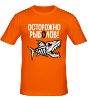 Мужская футболка Осторожно рыболов фото