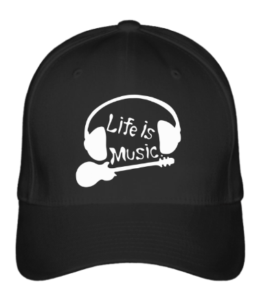 Бейсболка Life is Music