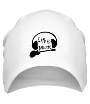 Шапка Life is Music фото
