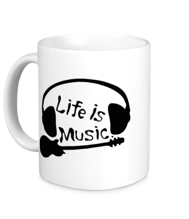 Кружка Life is Music