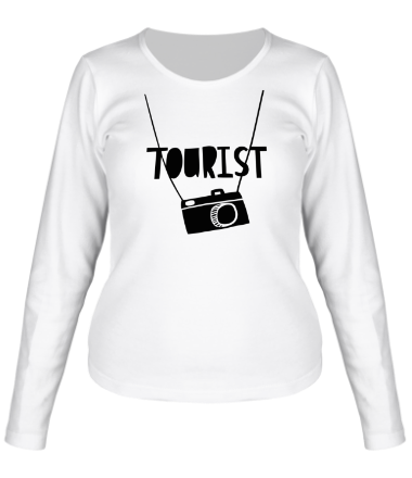 Женская футболка длинный рукав Tourist