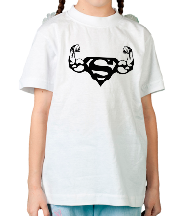 Детская футболка Super bodybuilder