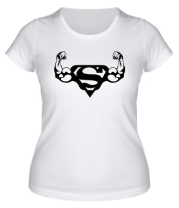 Женская футболка Super bodybuilder фото