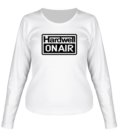 Женская футболка длинный рукав Hardwell on Air