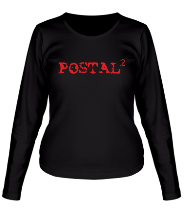 Женская футболка длинный рукав Postal 2