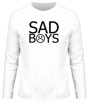 Мужская футболка длинный рукав Sad boys