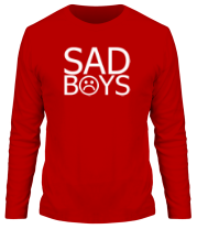 Мужская футболка длинный рукав Sad boys фото