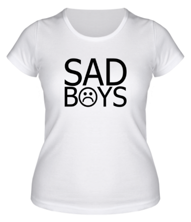 Женская футболка Sad boys