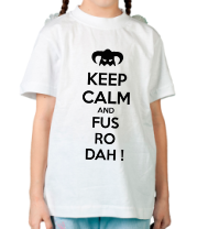 Детская футболка Fus Ro Dah ! фото