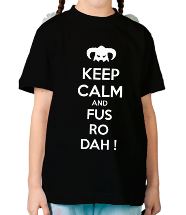 Детская футболка Fus Ro Dah !