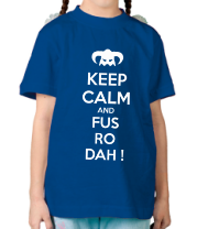 Детская футболка Fus Ro Dah ! фото