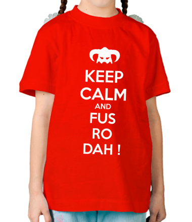 Детская футболка Fus Ro Dah !