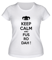Женская футболка Fus Ro Dah ! фото