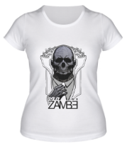 Женская футболка Zombie(зомби) человек в костюме фото