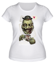 Женская футболка Zombie(зомби) завтрак  фото