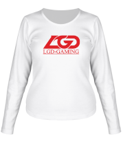 Женская футболка длинный рукав LGD Gaming Team фото