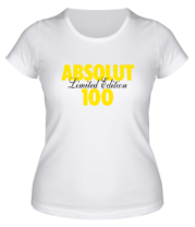 Женская футболка Absolut 100