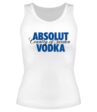Женская майка борцовка Absolut Vodka