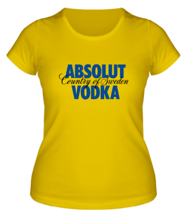 Женская футболка Absolut Vodka