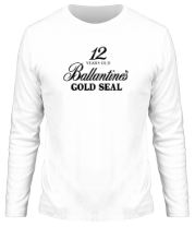 Мужская футболка длинный рукав Ballantines Gold Whisky