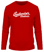 Мужская футболка длинный рукав Budweiser Budvar фото