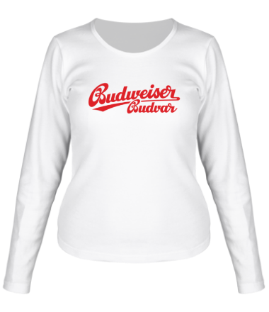 Женская футболка длинный рукав Budweiser Budvar